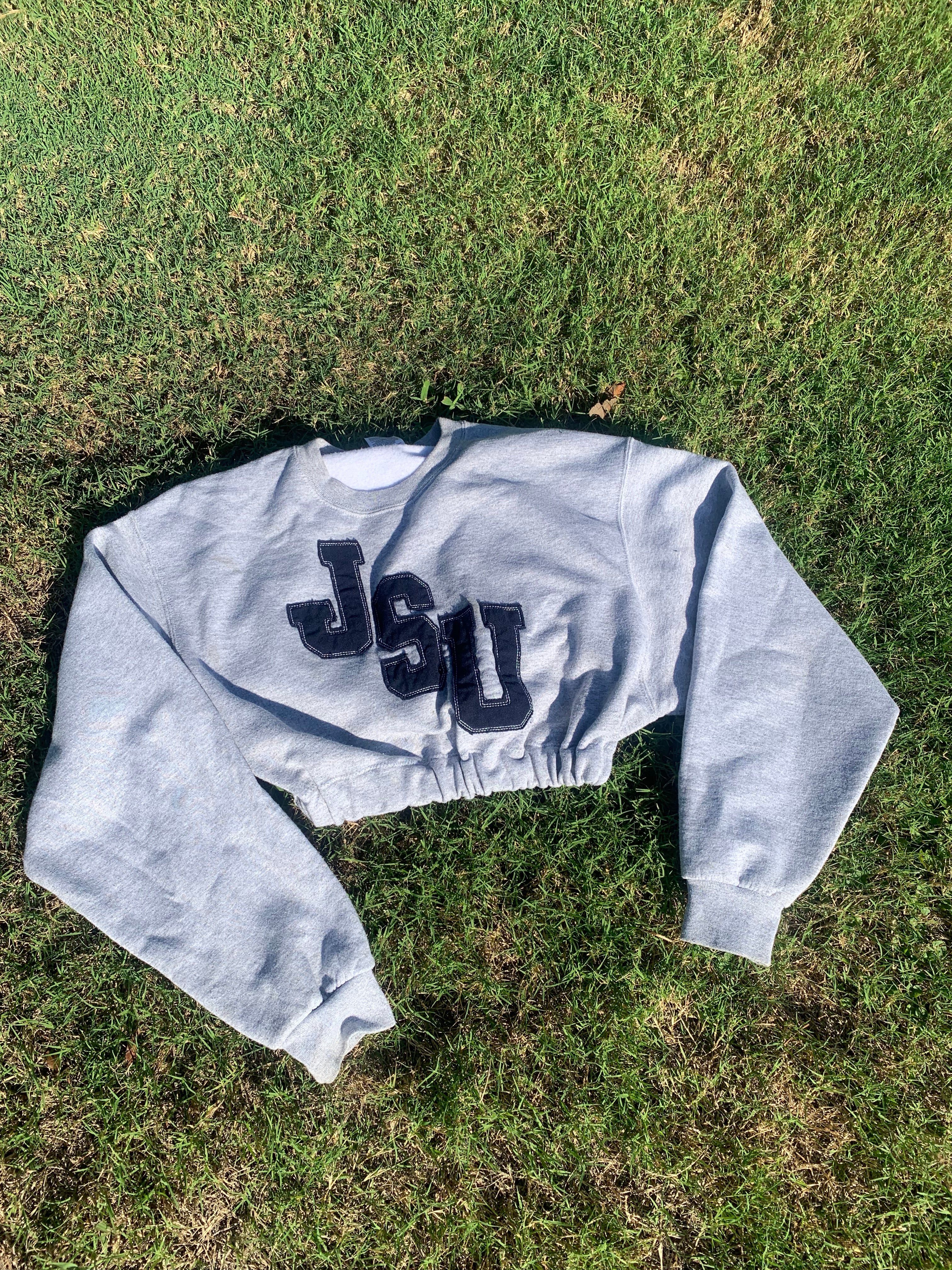 College embroidered sweater