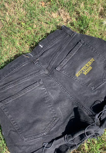 Southern miss patchwork denim