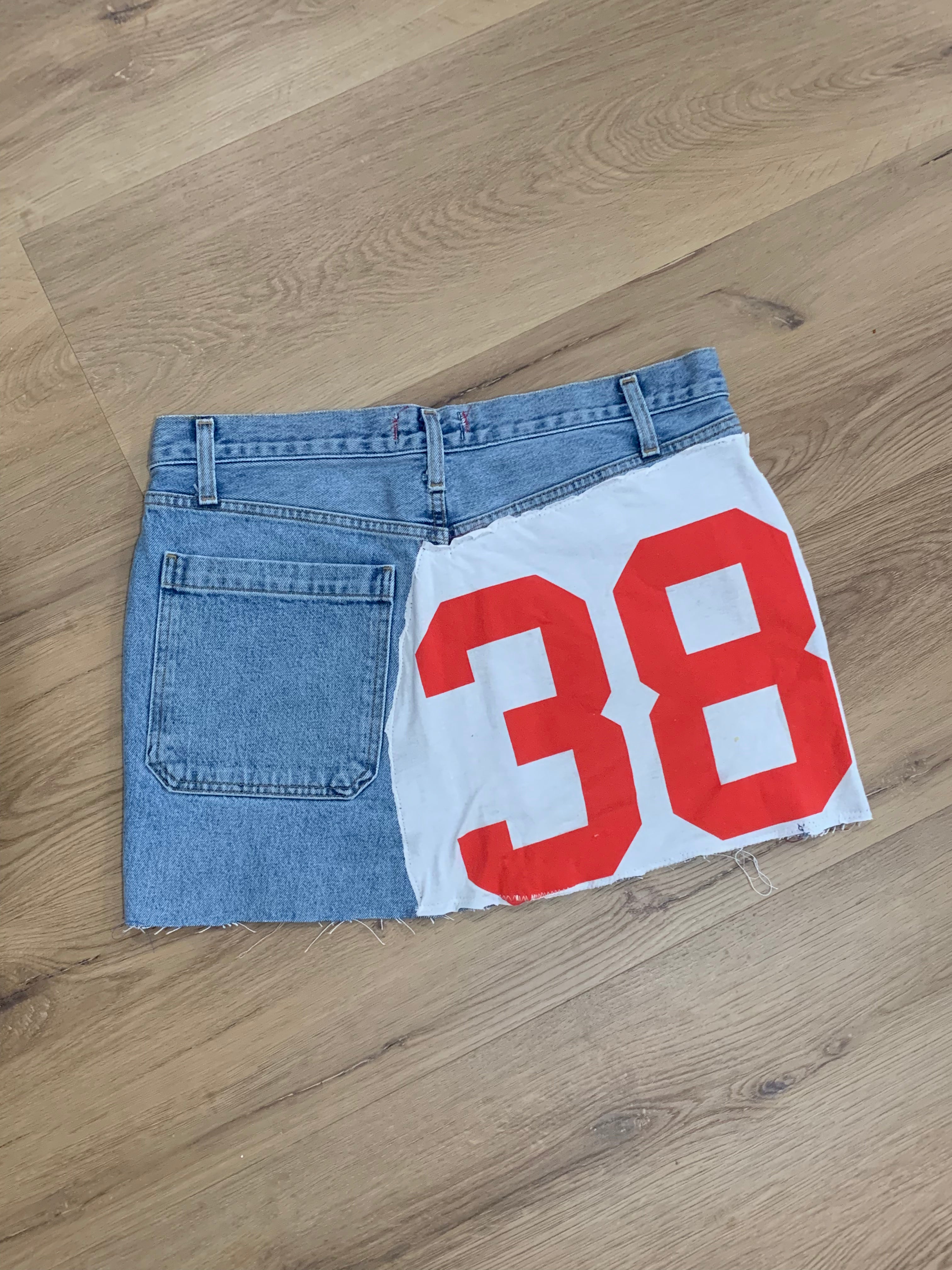 Ole Miss Gameday patchwork skirt
