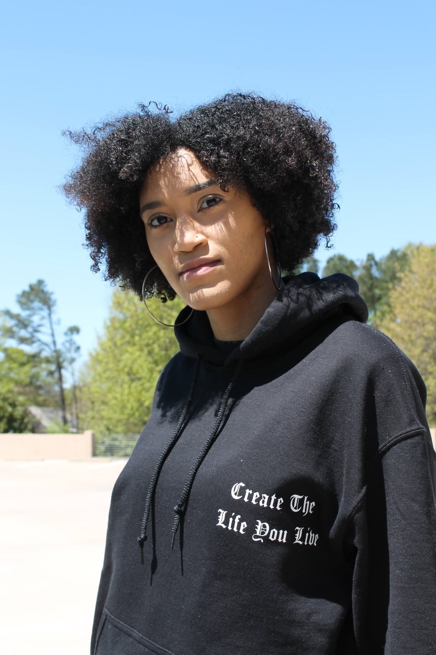 BORN AGAIN DENIM ( BLACK HOODIE)